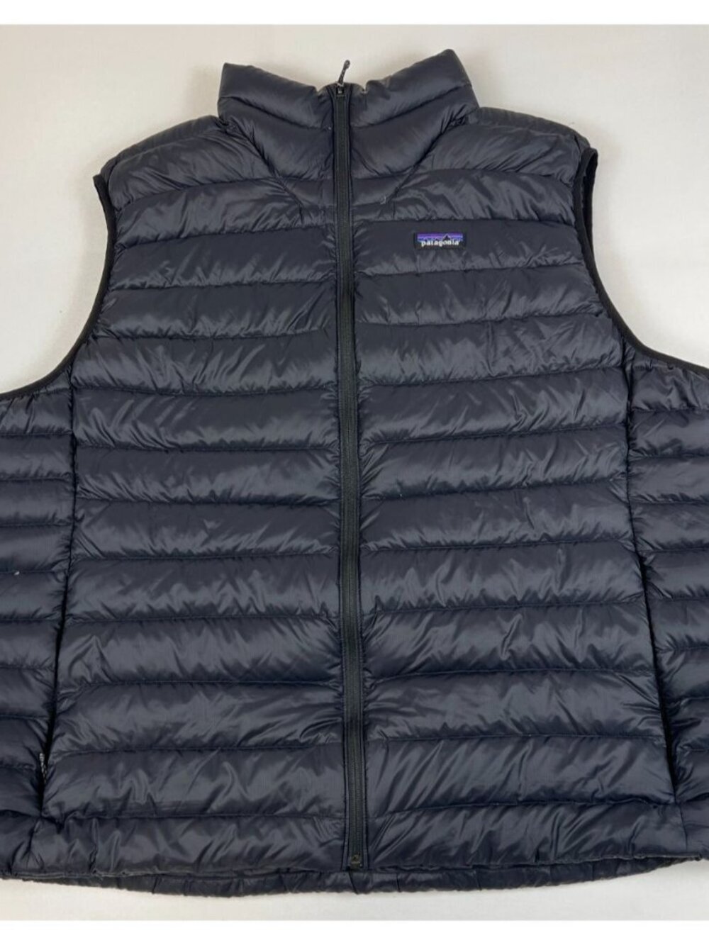 Patagonia Men XL Black Down Sweater Vest Puffer 800-Fill Goose Down Lightweight